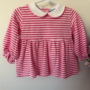 Pink stripe bloomer set